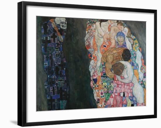 Death and Life, 1910-1915-Gustav Klimt-Framed Giclee Print