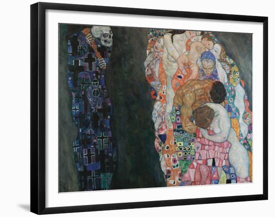 Death and Life, 1910-1915-Gustav Klimt-Framed Giclee Print