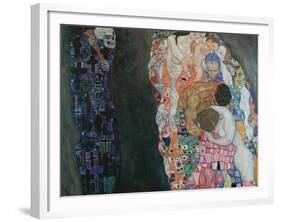 Death and Life, 1910-1915-Gustav Klimt-Framed Giclee Print