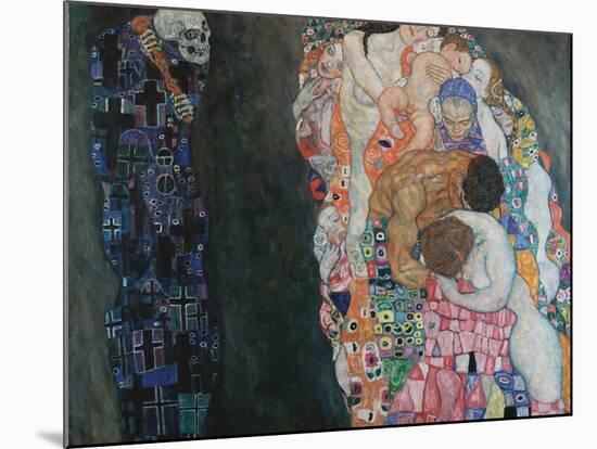 Death and Life, 1910-1915-Gustav Klimt-Mounted Giclee Print