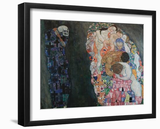 Death and Life, 1910-1915-Gustav Klimt-Framed Giclee Print