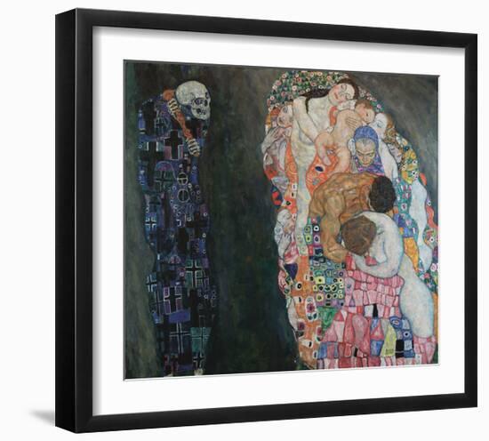 Death and Life, 1916-Gustav Klimt-Framed Giclee Print