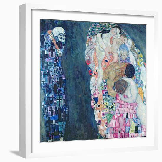 Death and Life, circa 1911-Gustav Klimt-Framed Giclee Print