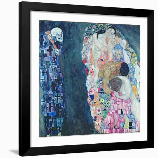 Death and Life, circa 1911-Gustav Klimt-Framed Giclee Print