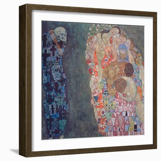 Death and Life, Completed in 1916-Gustav Klimt-Framed Giclee Print