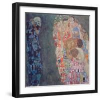 Death and Life, Completed in 1916-Gustav Klimt-Framed Giclee Print