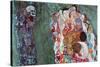 Death and Life-Gustav Klimt-Stretched Canvas