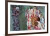 Death and Life-Gustav Klimt-Framed Premium Giclee Print