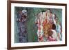 Death and Life-Gustav Klimt-Framed Art Print