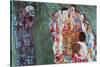 Death and Life-Gustav Klimt-Stretched Canvas