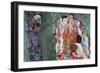 Death and Life-Gustav Klimt-Framed Premium Giclee Print