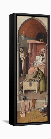 Death and Miser, c.1485-90-Hieronymus Bosch-Framed Stretched Canvas