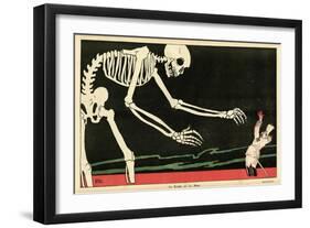 Death and the Kaiser-Paul Iribe-Framed Art Print