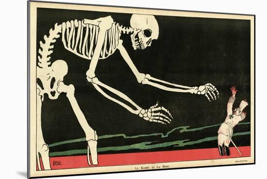 Death and the Kaiser-Paul Iribe-Mounted Art Print