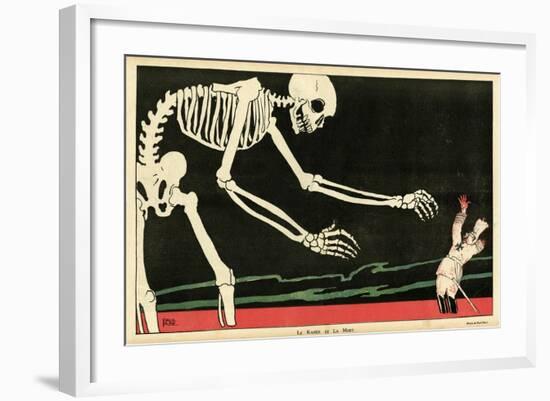 Death and the Kaiser-Paul Iribe-Framed Art Print