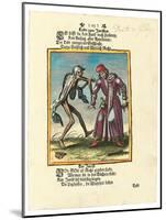 Death and the Lawyer, C.1700-1725-Matthaus Merian The Elder-Mounted Giclee Print