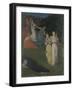 Death and the Maiden, before 1872-Pierre Cécil Puvis de Chavannes-Framed Giclee Print