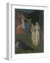 Death and the Maiden, before 1872-Pierre Cécil Puvis de Chavannes-Framed Giclee Print