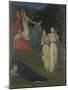 Death and the Maiden, before 1872-Pierre Cécil Puvis de Chavannes-Mounted Giclee Print