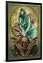 Death and the Maiden-Lantern Press-Framed Art Print