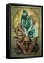 Death and the Maiden-Lantern Press-Framed Stretched Canvas