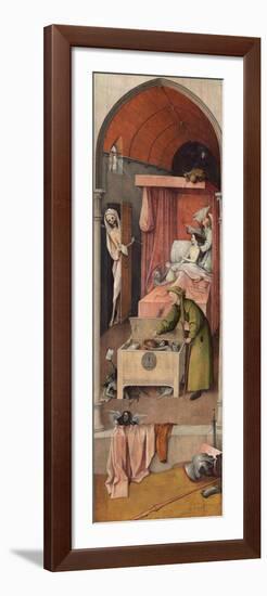 Death and the Miser, Ca 1485-Hieronymus Bosch-Framed Premium Giclee Print
