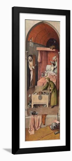 Death and the Miser, Ca 1485-Hieronymus Bosch-Framed Giclee Print