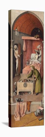 Death and the Miser, Ca 1485-Hieronymus Bosch-Stretched Canvas
