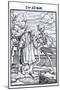 Death and the Old Man from "The Dance of Death"-Hans Holbein the Younger-Mounted Giclee Print