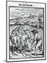 Death and the Ploughman, from The Dance of Death, c.1538-Hans Holbein the Younger-Mounted Giclee Print