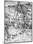 Death and the Sailor, from 'The Dance of Death', Engraved by Hans Lutzelburger, C.1538-Hans Holbein the Younger-Mounted Giclee Print