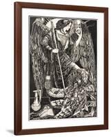 Death and the Soldier-Patten Wilson-Framed Giclee Print