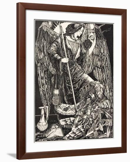 Death and the Soldier-Patten Wilson-Framed Giclee Print