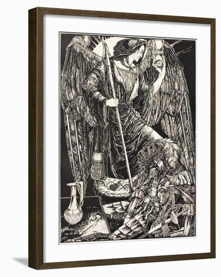 Death and the Soldier-Patten Wilson-Framed Giclee Print