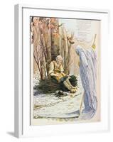 Death and the Woodcutter, from 'Fables'-null-Framed Giclee Print