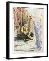 Death and the Woodcutter, from 'Fables'-null-Framed Giclee Print