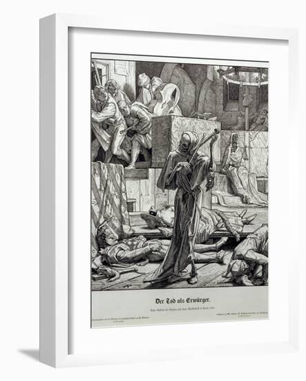 Death as Assassin, 1851-Alfred Rethel-Framed Giclee Print