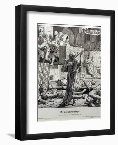 Death as Assassin, 1851-Alfred Rethel-Framed Giclee Print