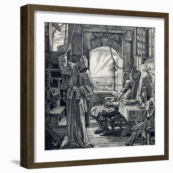 Death as Friend, 1851-Alfred Rethel-Framed Giclee Print