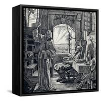 Death as Friend, 1851-Alfred Rethel-Framed Stretched Canvas
