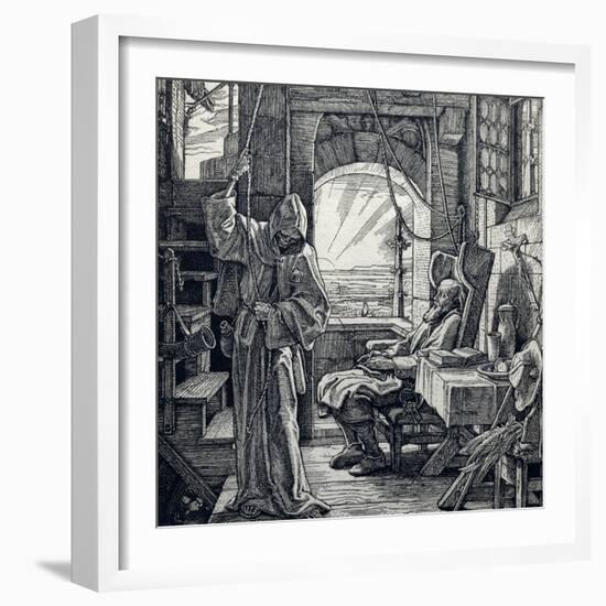 Death as Friend, 1851-Alfred Rethel-Framed Premium Giclee Print