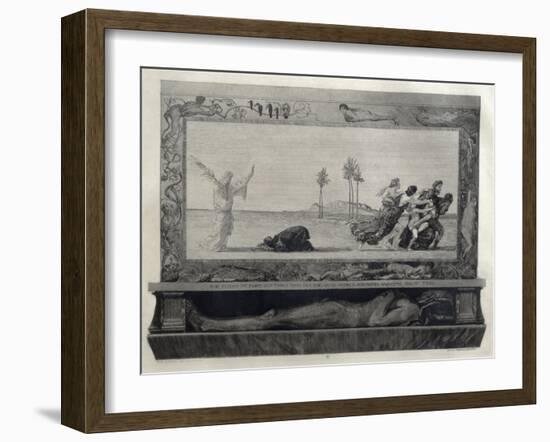 Death as Saviour (Der Tod Als Heiland) Illustration from Part 1, Opus Xi of 'On Death', 1889-Max Klinger-Framed Giclee Print