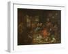 Death at the Usurer (Oil on Canvas)-Leonard Bramer-Framed Giclee Print