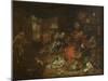 Death at the Usurer (Oil on Canvas)-Leonard Bramer-Mounted Giclee Print