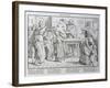 Death before the Public House, from 'Another Dance of Death' Published by Georg Wigand in…-Alfred Rethel-Framed Giclee Print