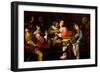 Death Comes to the Banquet Table  (Memento Mori)-Giovanni Martinelli-Framed Giclee Print