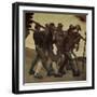 Death Dance of 1809. Oil on canvas (1906-1908).-Albin Egger-lienz-Framed Giclee Print