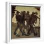 Death Dance of 1809. Oil on canvas (1906-1908).-Albin Egger-lienz-Framed Giclee Print