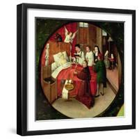 Death, Detail from the Table of the Seven Deadly Sins and the Four Last Things-Hieronymus Bosch-Framed Giclee Print