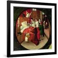 Death, Detail from the Table of the Seven Deadly Sins and the Four Last Things-Hieronymus Bosch-Framed Giclee Print